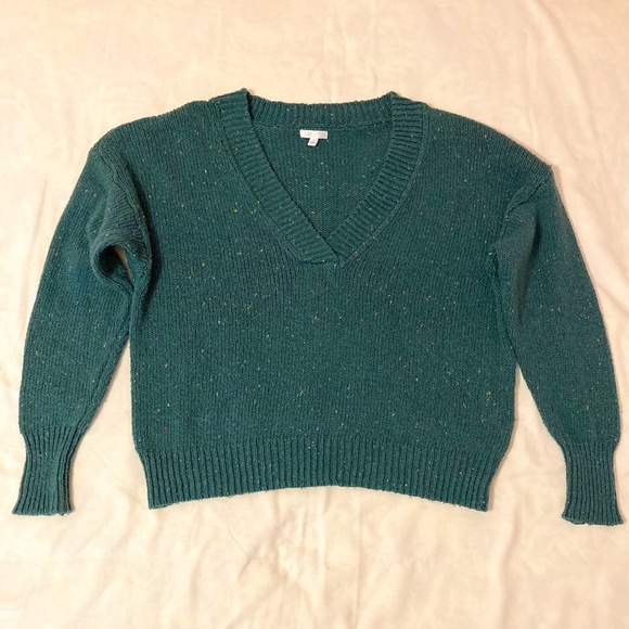 Abound Sweaters - Women's V-neck sweater, size XL, green